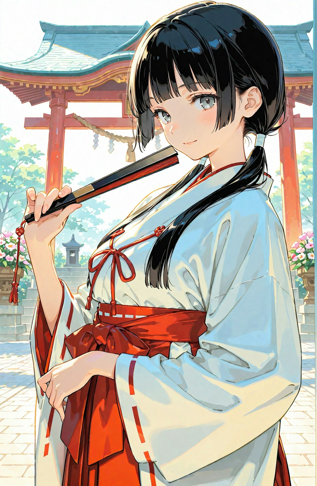 黒髪麗姿