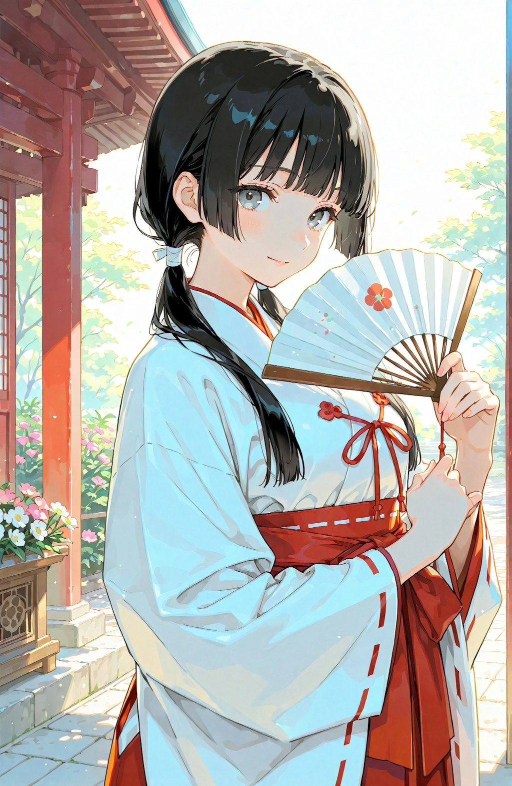 黒髪麗姿