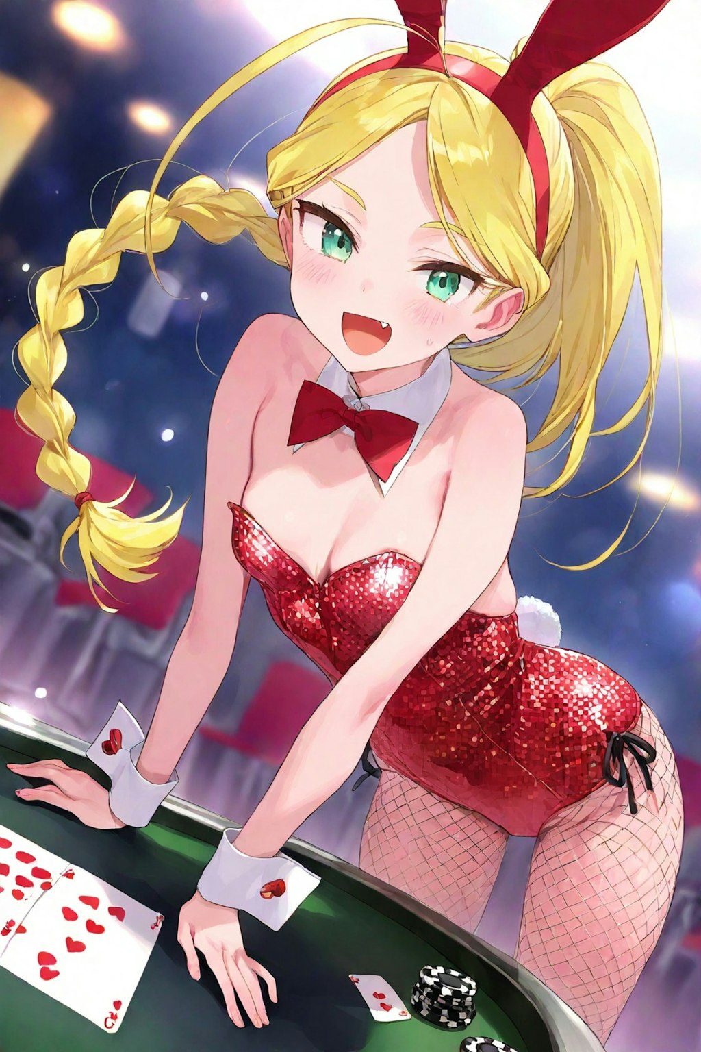 sequins leotard bunnyな三姉妹はべはべ(〃ω〃)