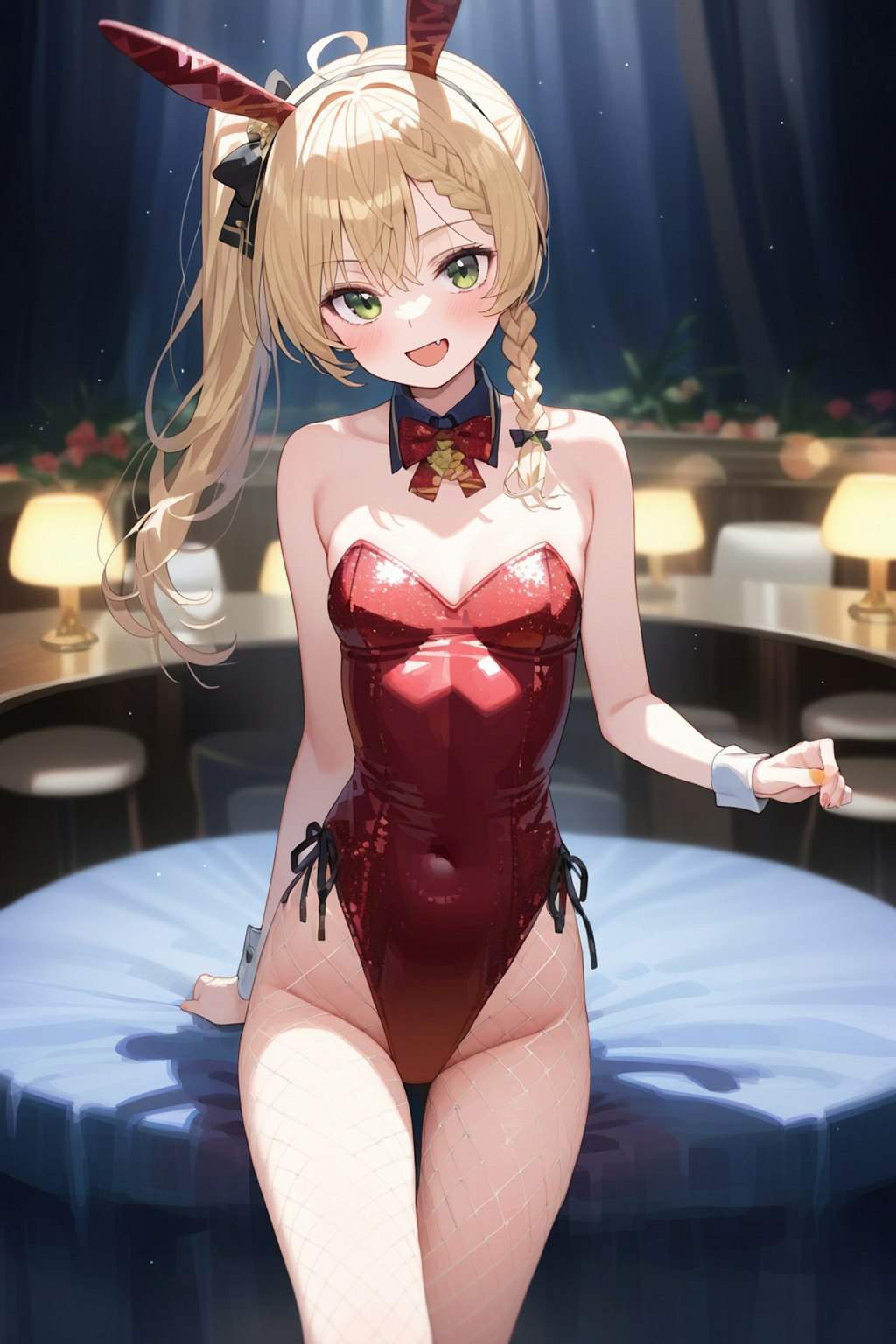 sequins leotard bunnyな三姉妹はべはべ(〃ω〃)