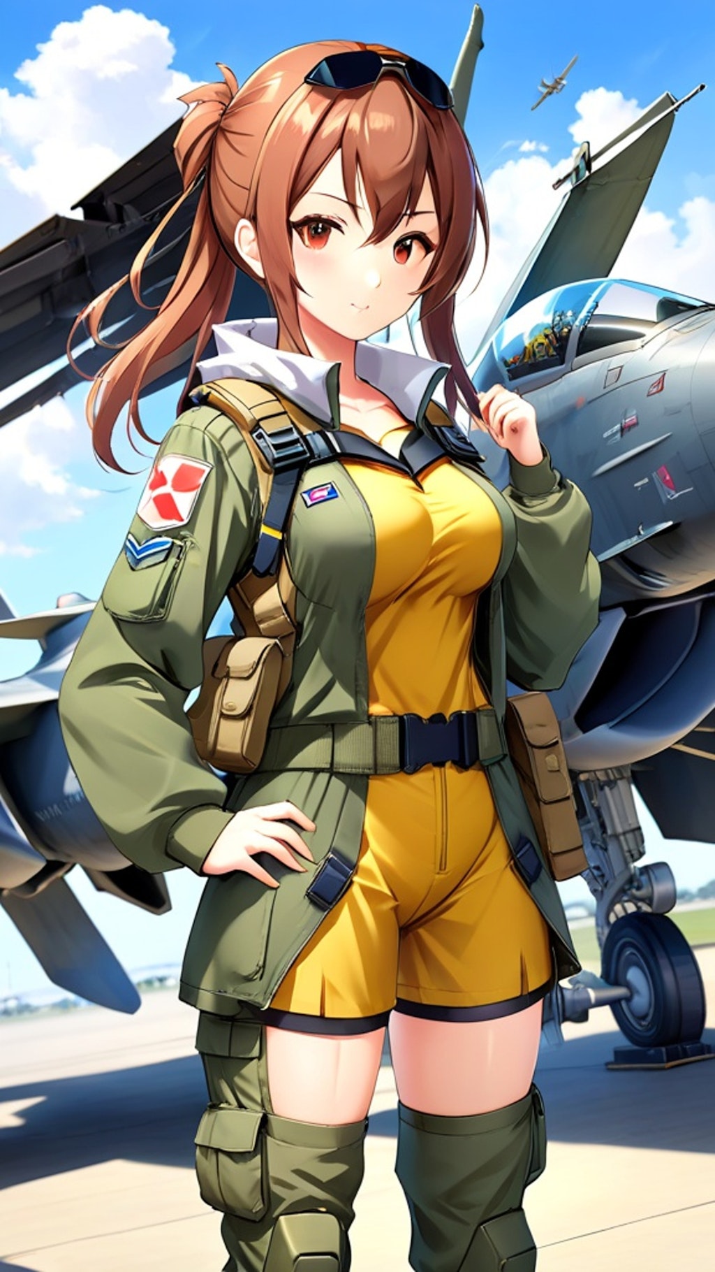 戦闘機の擬人化　F-15 イーグル