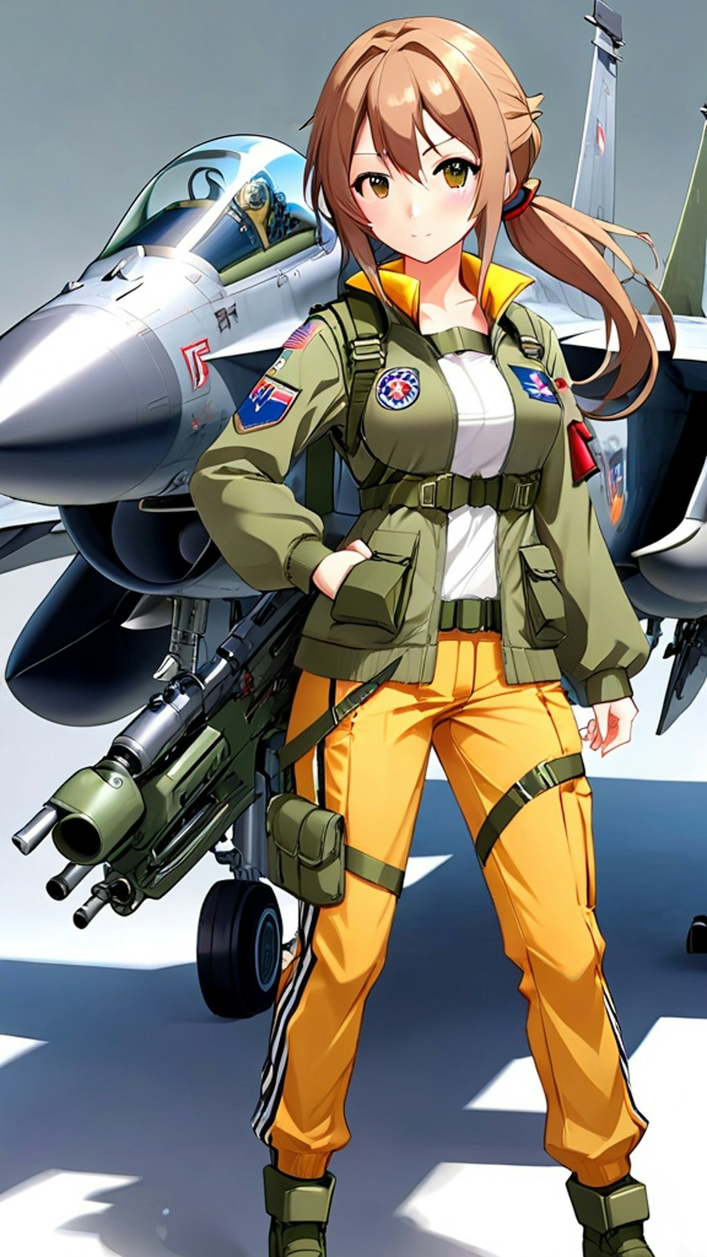 戦闘機の擬人化　F-15 イーグル