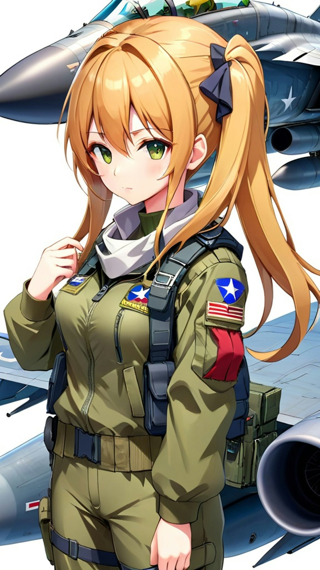 戦闘機の擬人化　F-15 イーグル