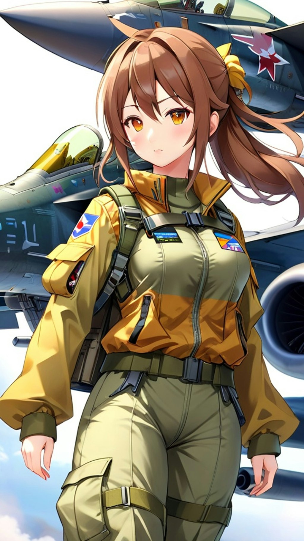 戦闘機の擬人化　F-15 イーグル