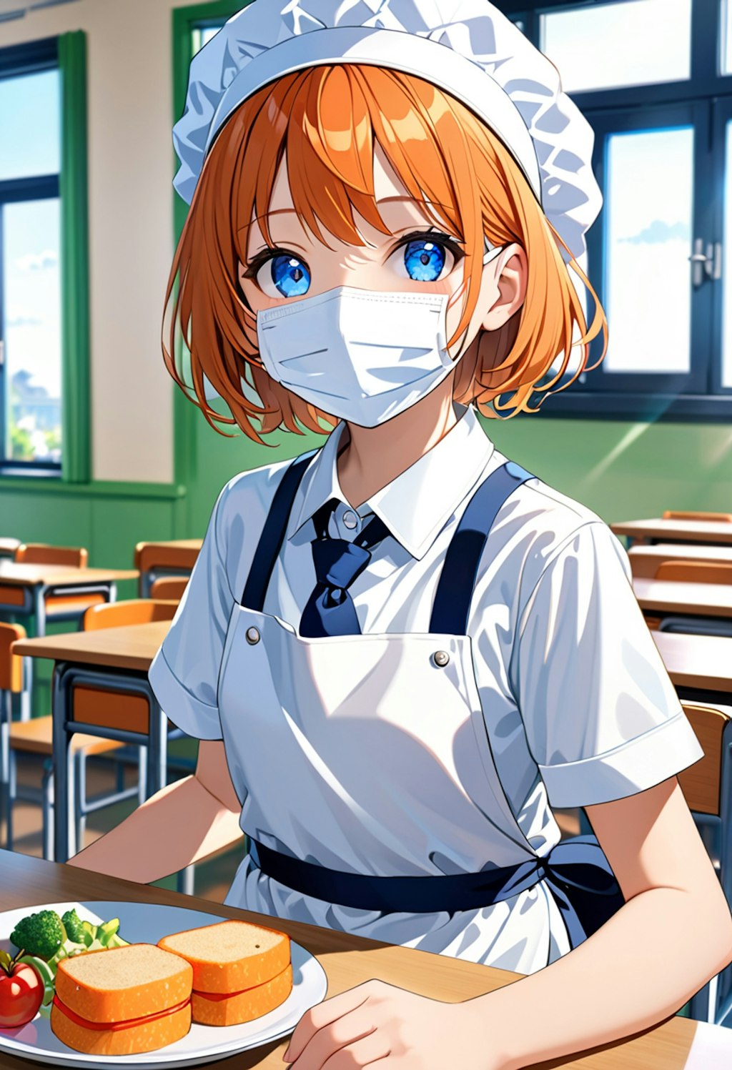 れもちゃん #2　給食当番