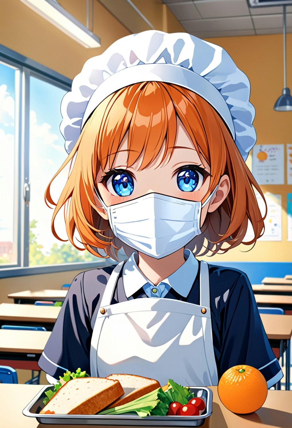 れもちゃん #2　給食当番