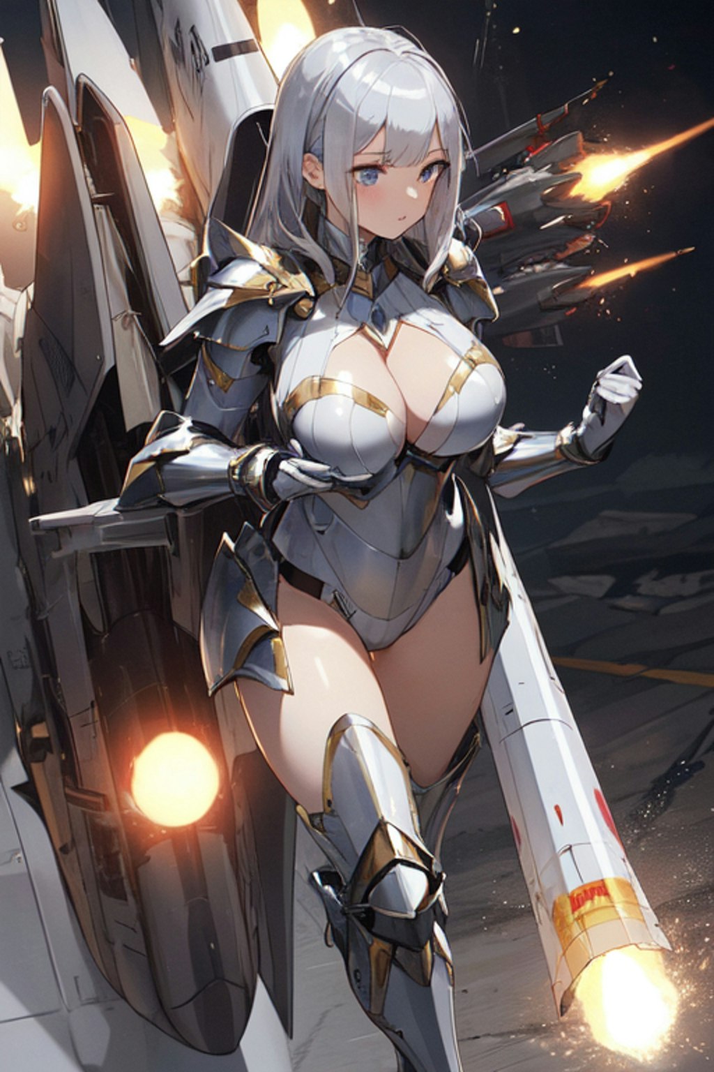 美少女型戦闘アンドロイド「白い悪魔」