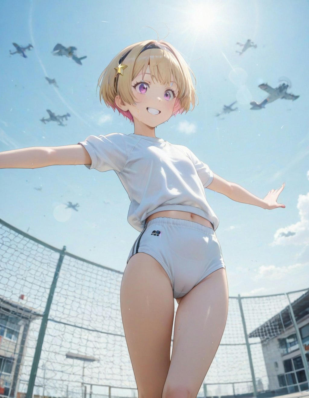 ボーイッシュちゃんとヒコーキ