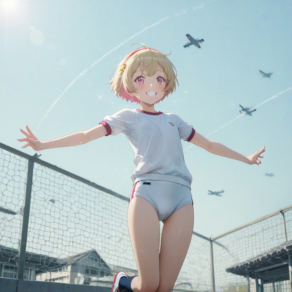 ボーイッシュちゃんとヒコーキ