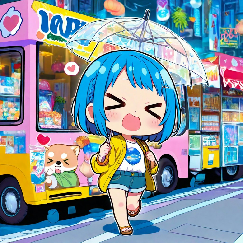 青髪ちゃん