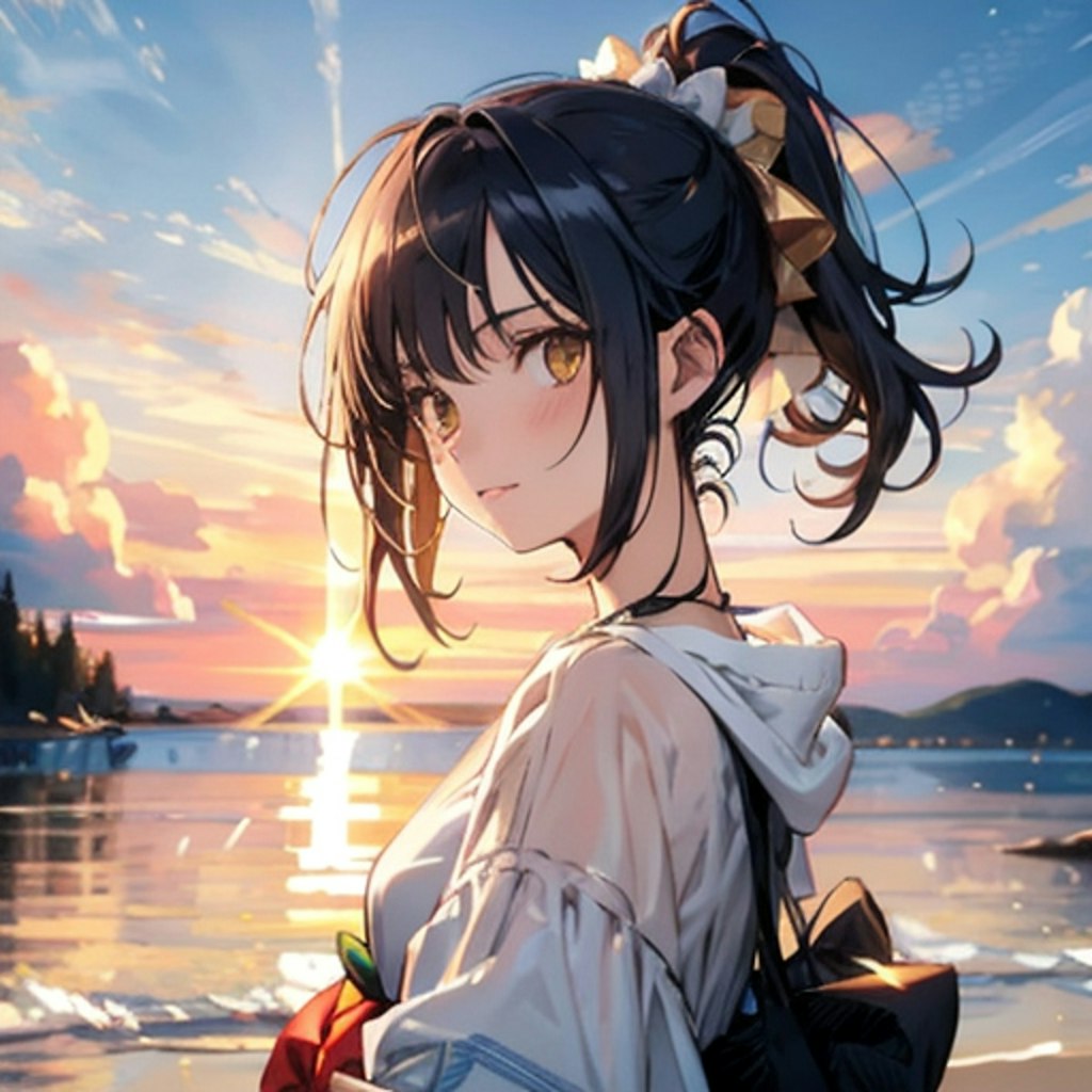 刀を持たない着物女子