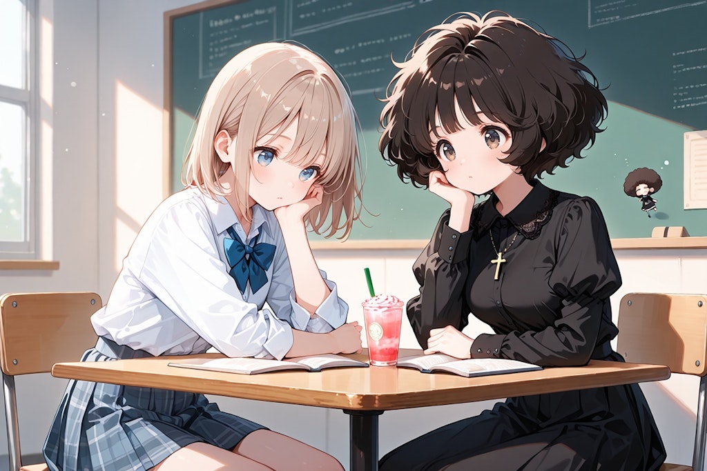 休憩中