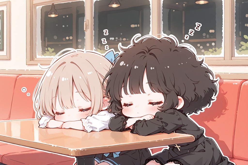 休憩中