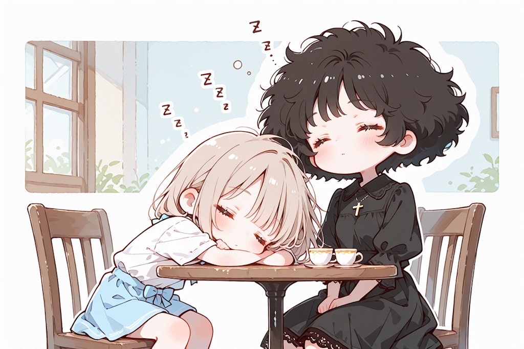 休憩中