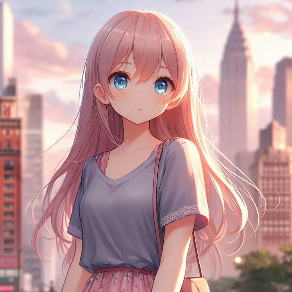 都会の女の子 city girl