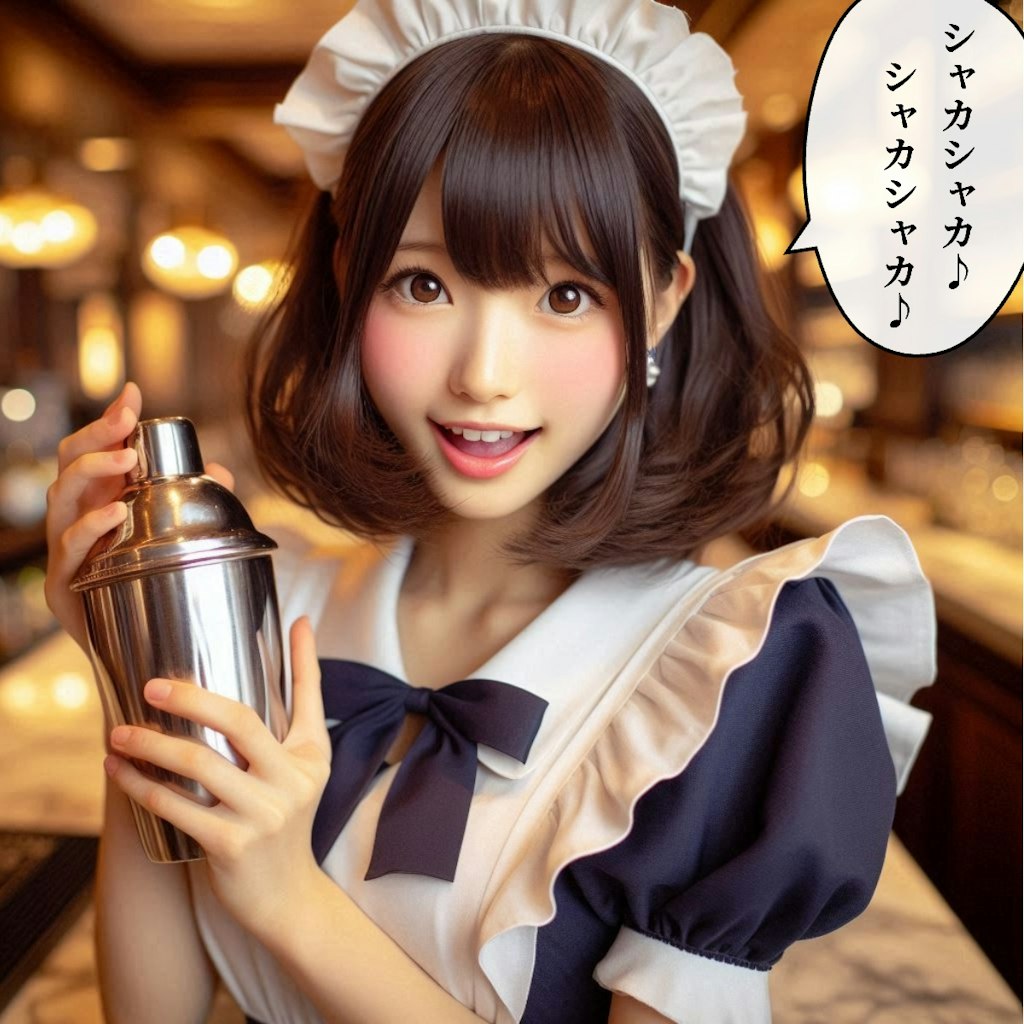 執事ちゃんバー 〜 メイド23号（渚）の場合