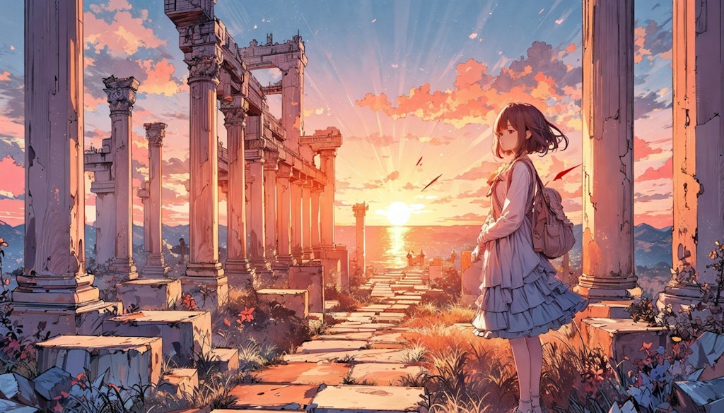 夕闇と少女45