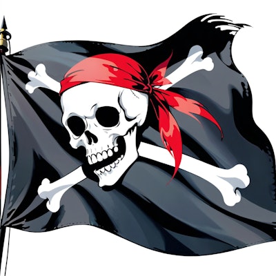 海賊旗のバンクシー風を目指した時の副産物２　20240325