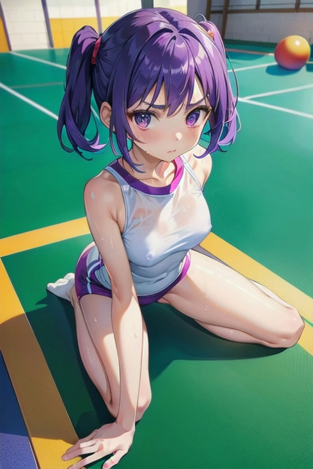 紫髪ちゃんとトレーニング