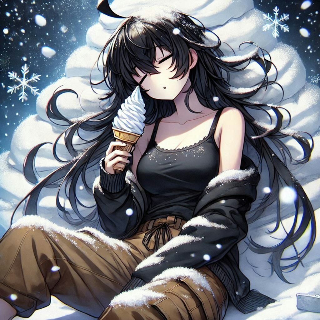 自称雪女の冬