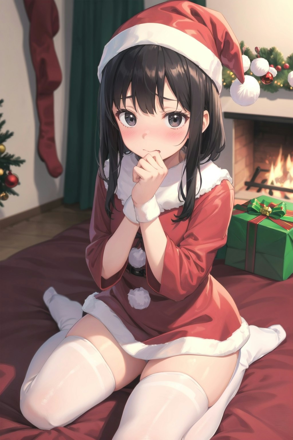 え、えーっとメリークリスマス…