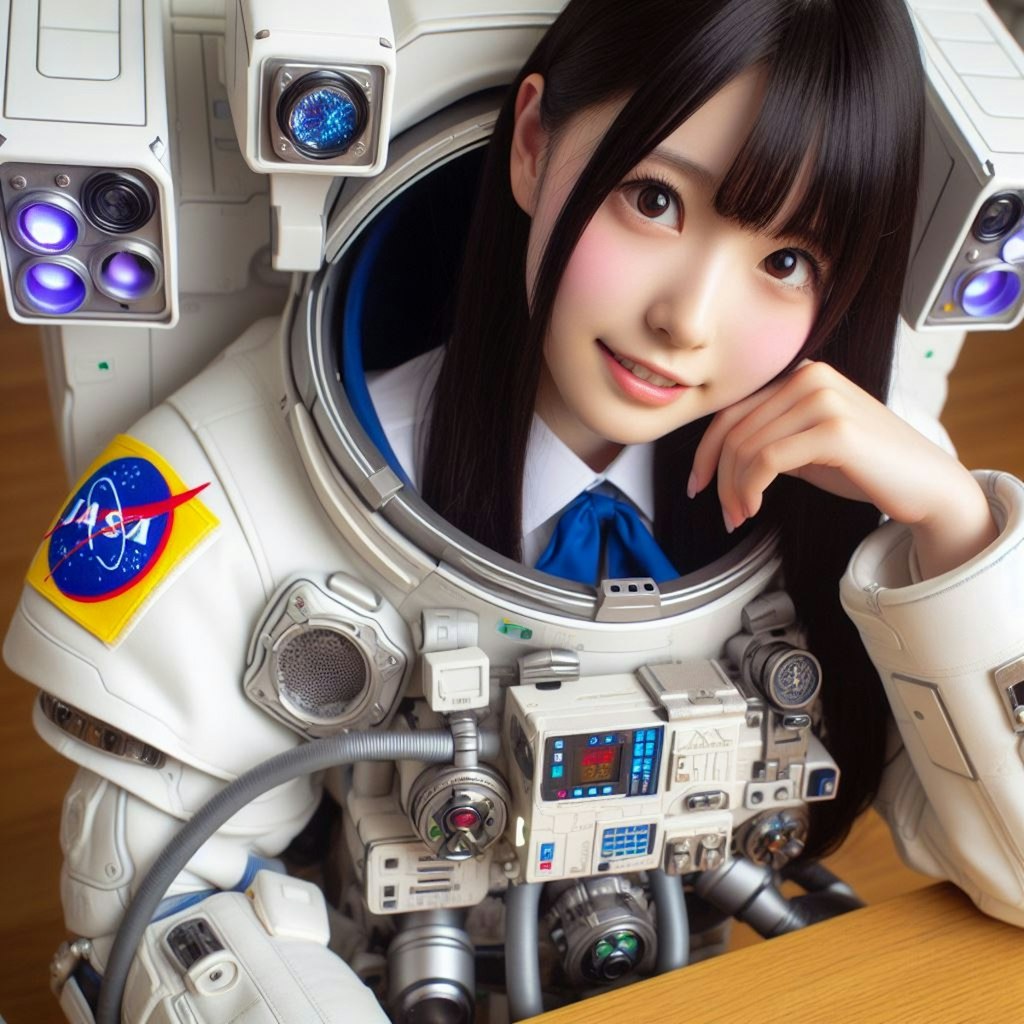 女子高生と宇宙服13