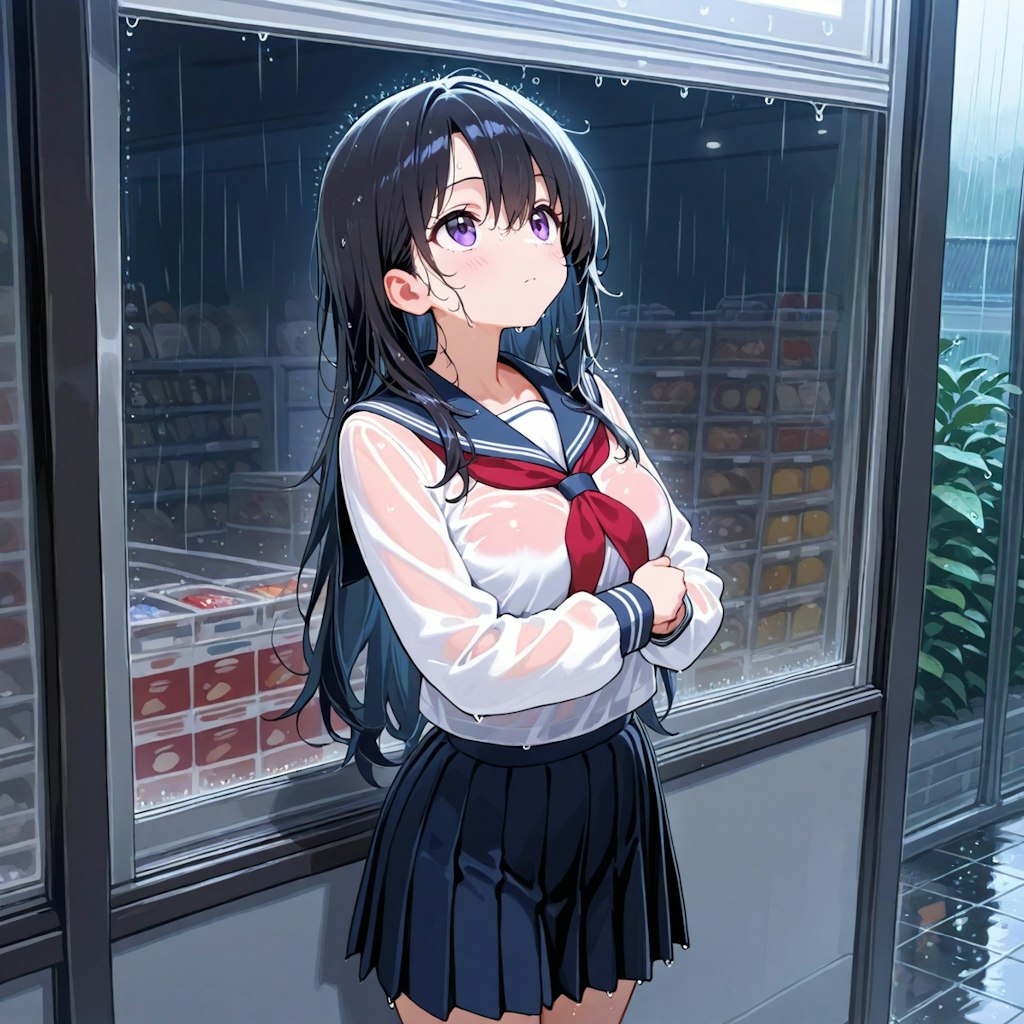 雨宿り