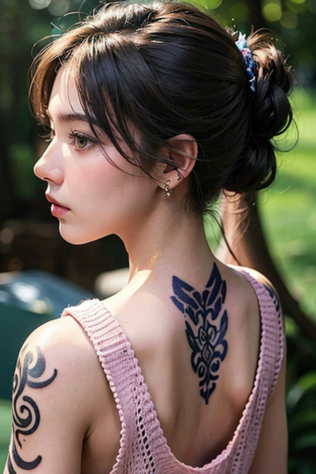 A050 Tattoo Girl Friends Vol.40