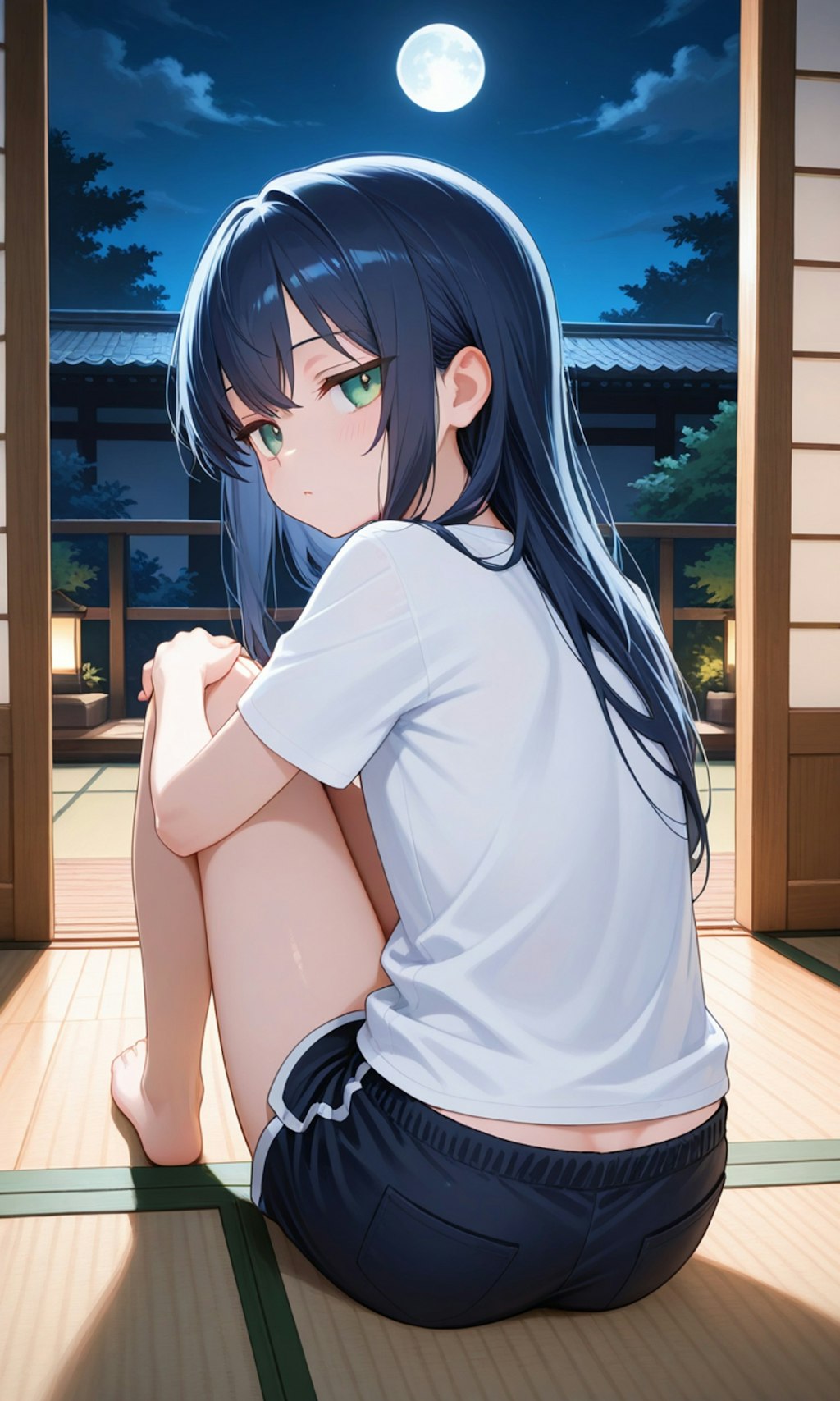 夜風が涼しいね
