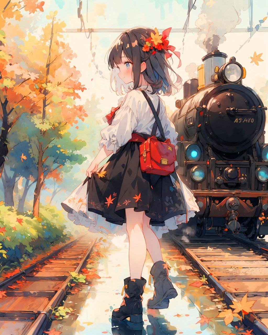 鉄道と少女