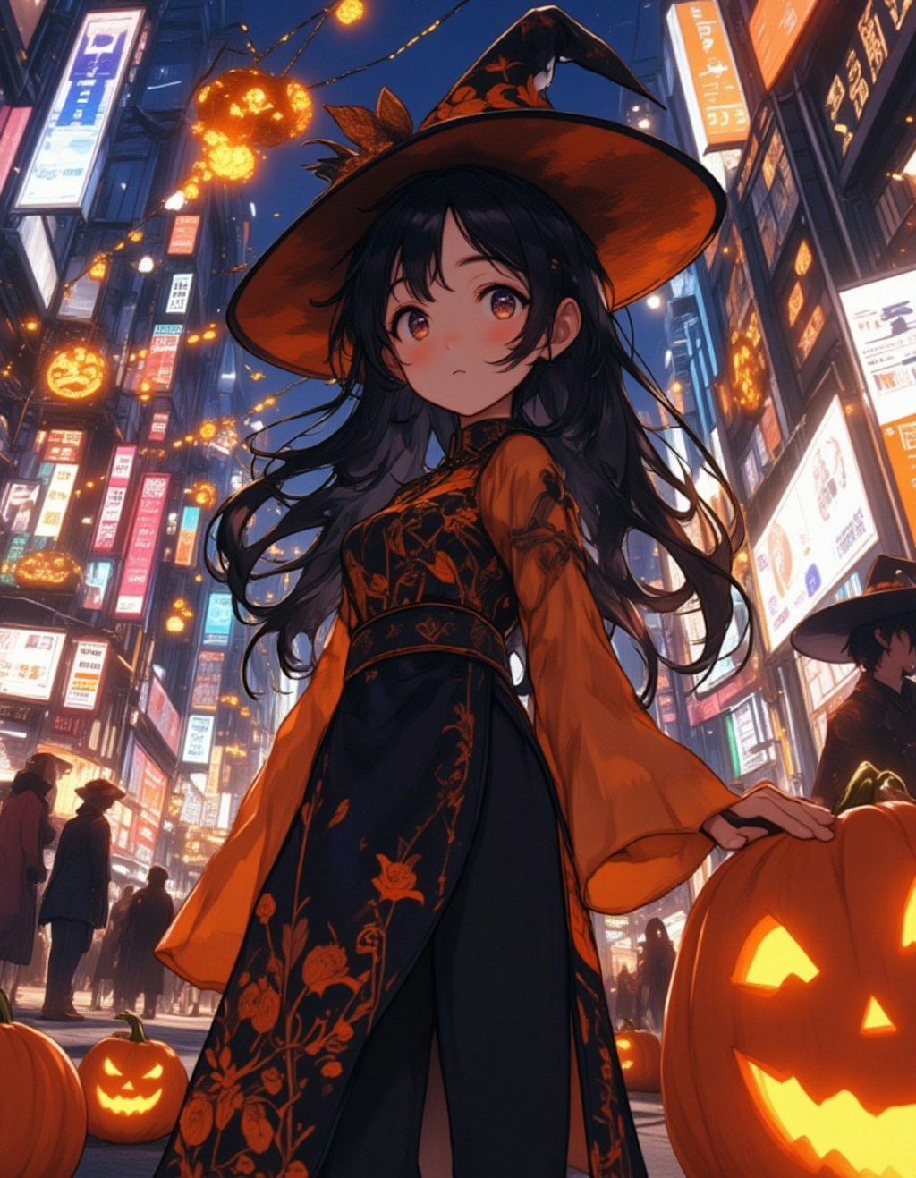 渋谷のハロウィンの夜