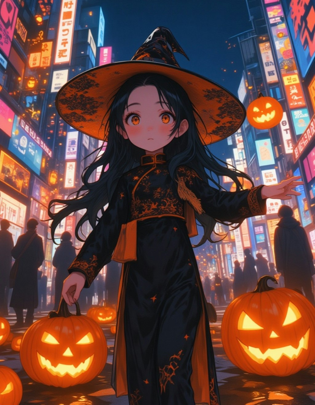 渋谷のハロウィンの夜