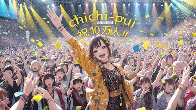 chichi-pui祝10万人!!