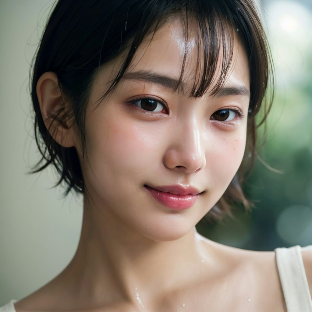 顔アップ