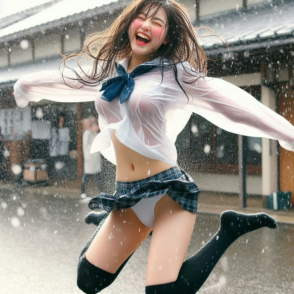 雪だ！