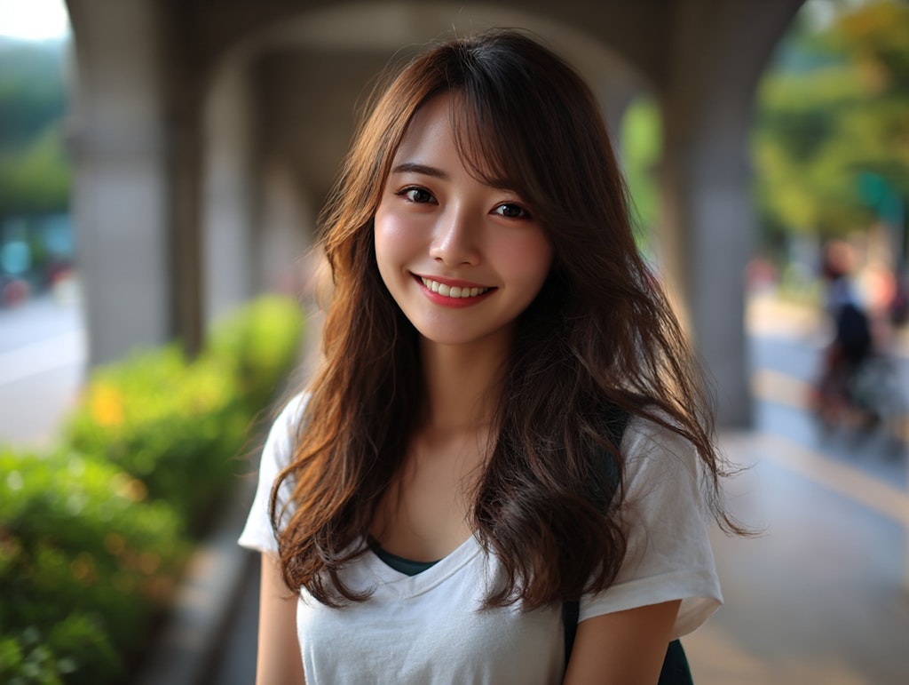 one girl