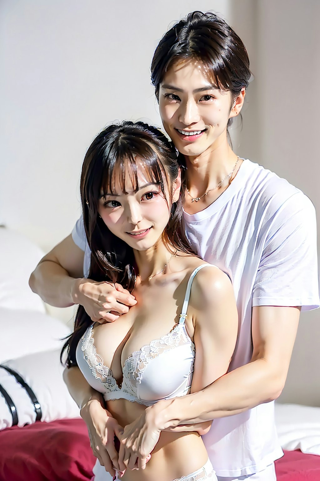 男でも女でも抱きつかれると最高の気分🧡