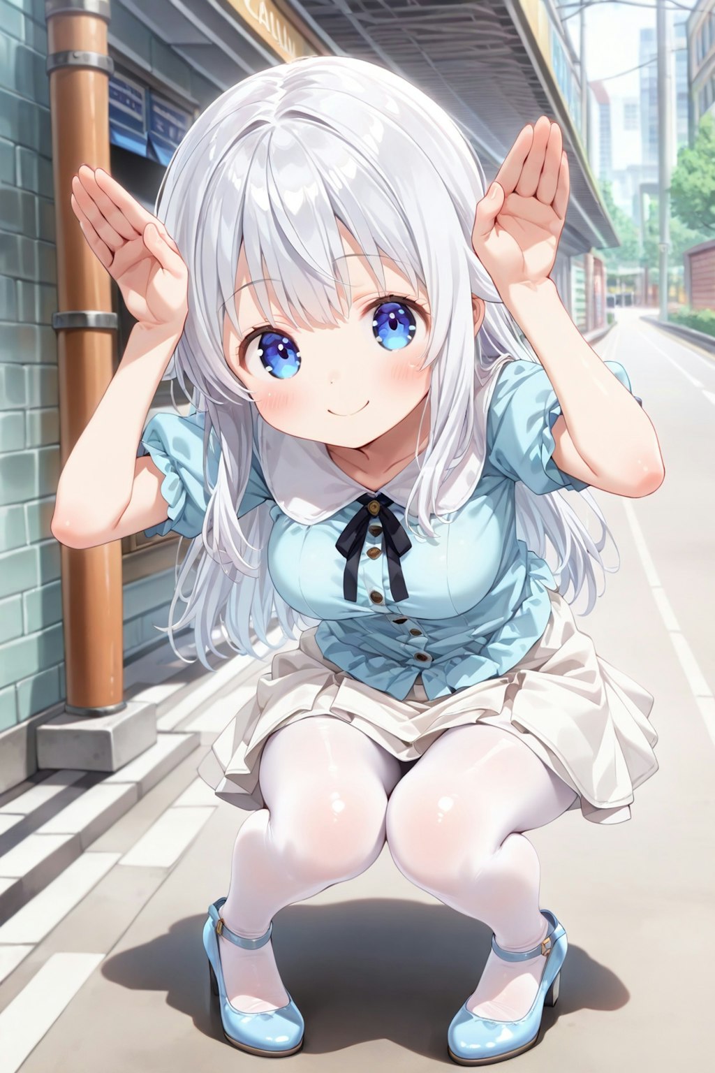 うさぎのポーズ