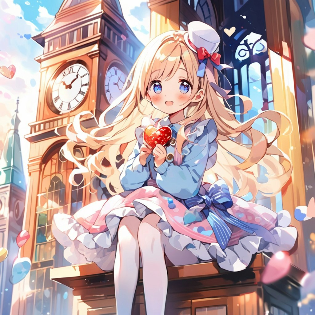時計台の少女