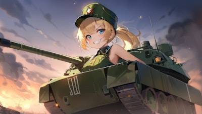 幼女戦車(´・ω・｀)？