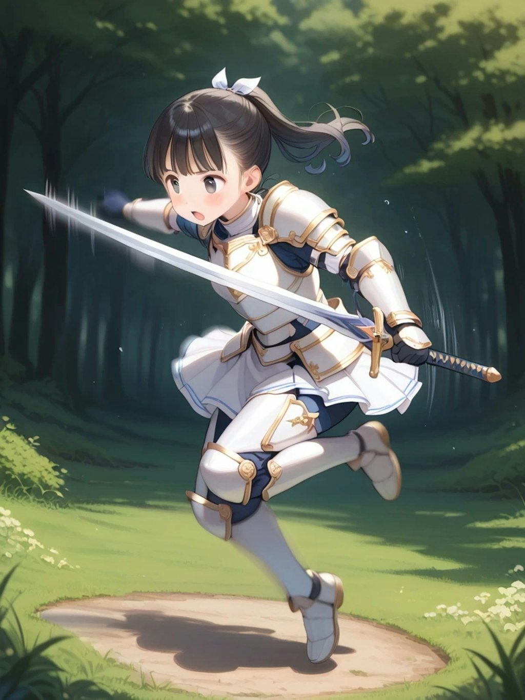 ポニテ戦士ちゃん（５枚）