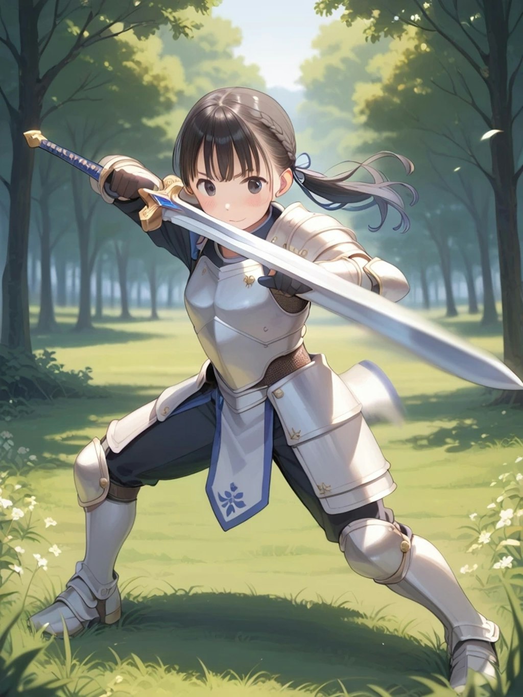 ポニテ戦士ちゃん（５枚）