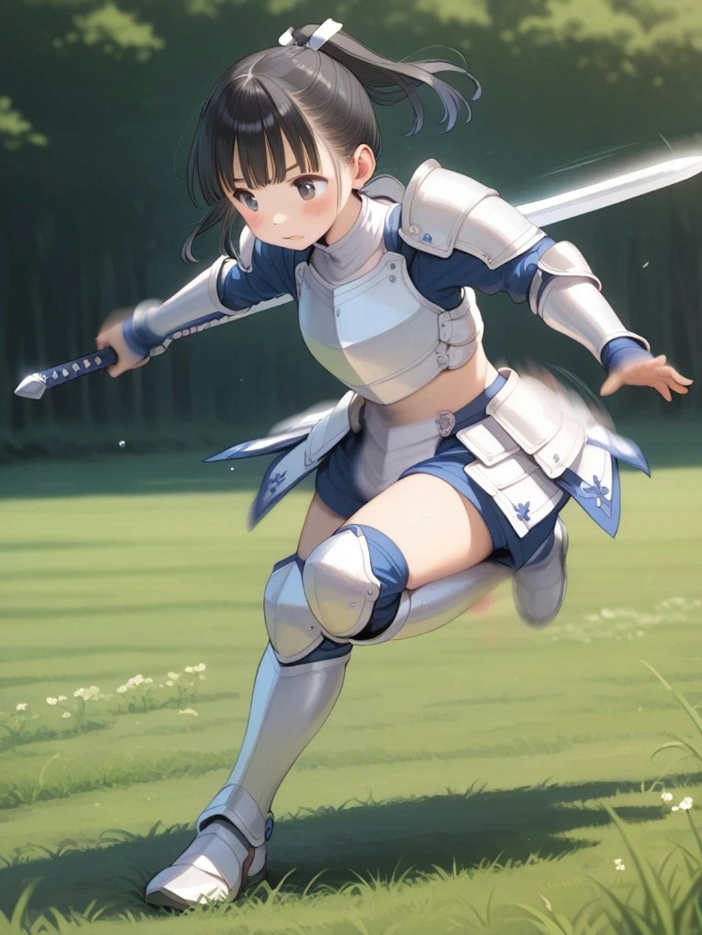 ポニテ戦士ちゃん（５枚）