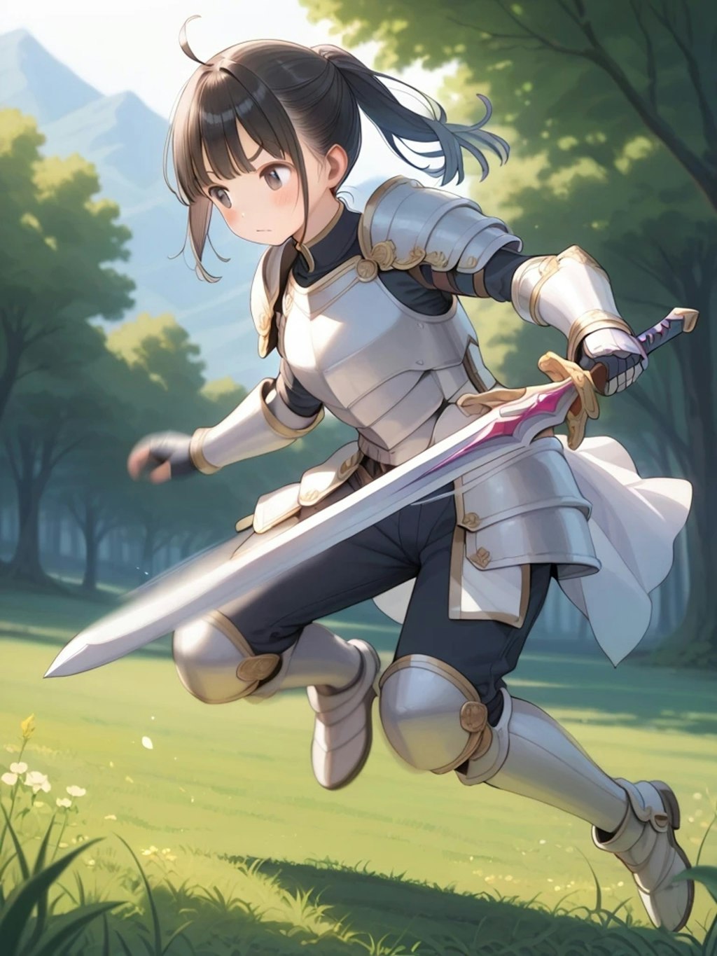 ポニテ戦士ちゃん（５枚）