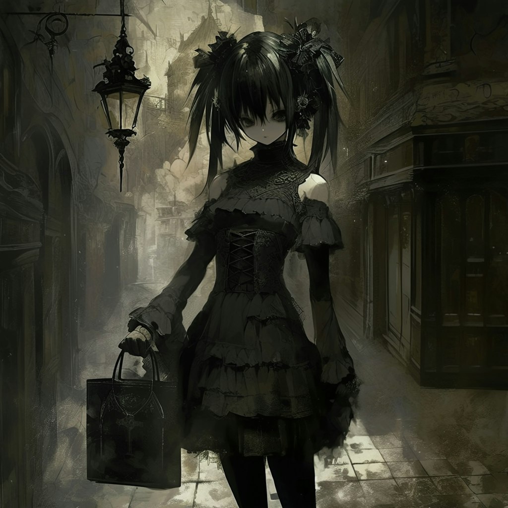 Gothicで黒づくめ