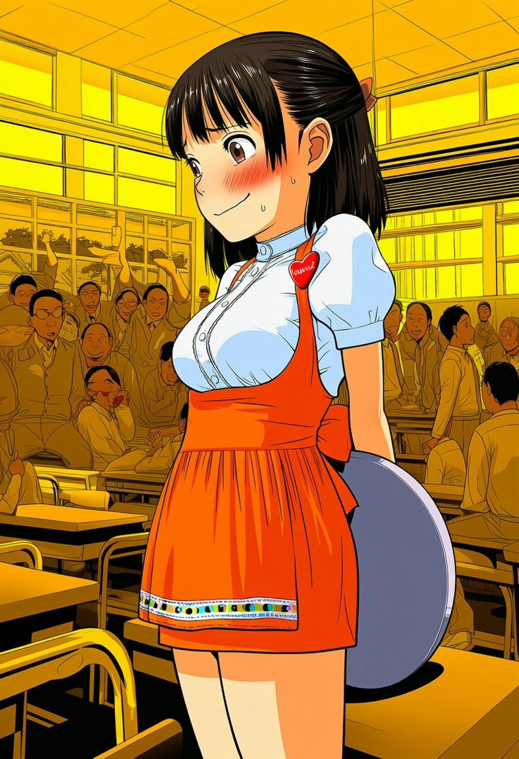 文化祭の模擬店でファミレスをやるJS