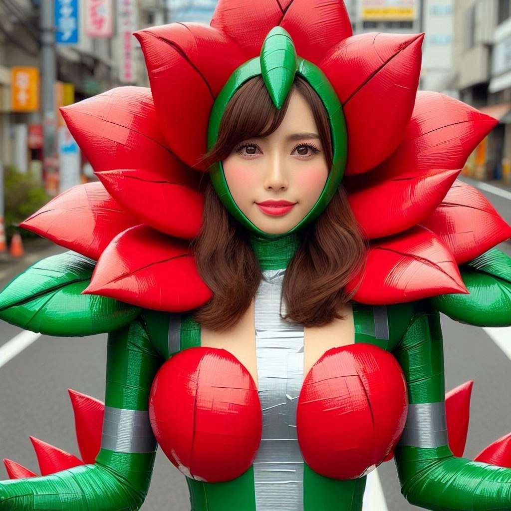 手作り植物女怪人