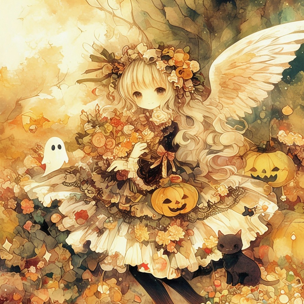 ハロウィンとお祝いと🎃🌸