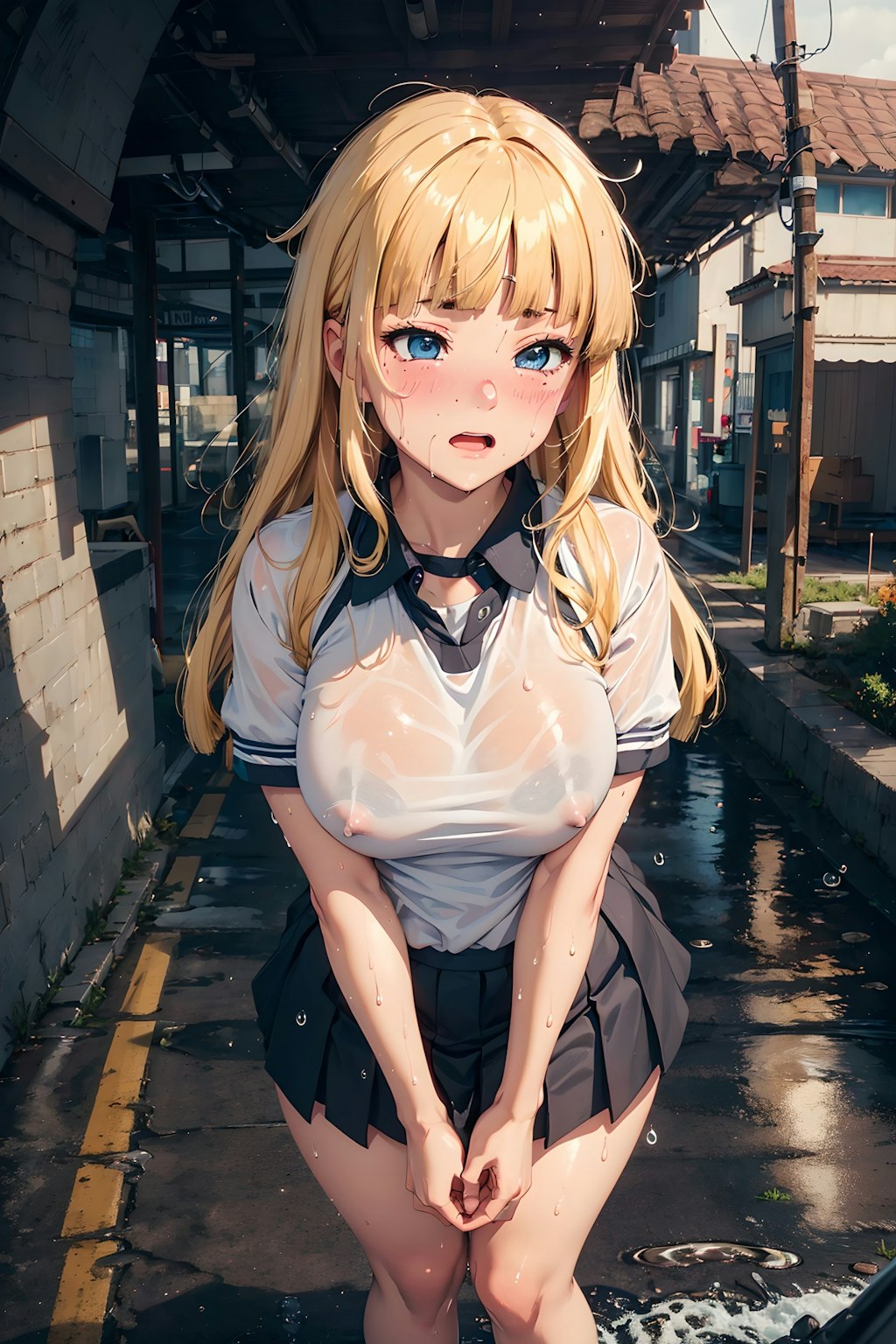 雨の日JK