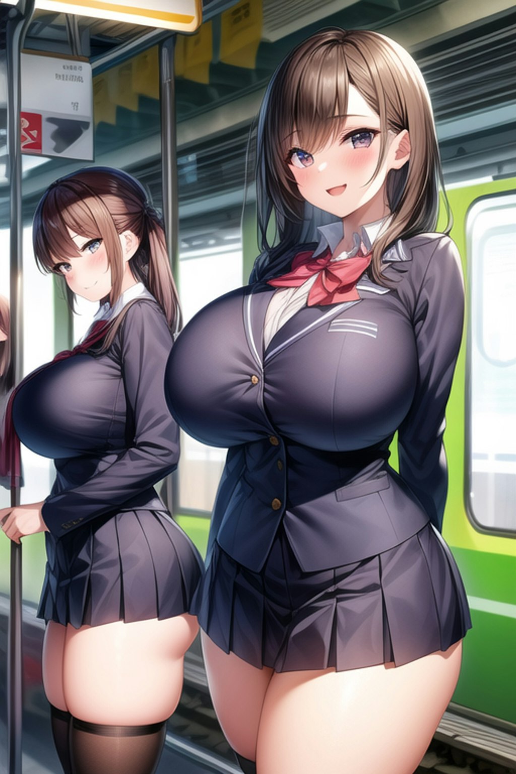 爆乳シリーズ@電車